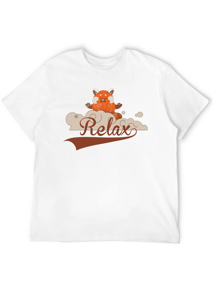 Relax Red Panda Meditation T-Shirt