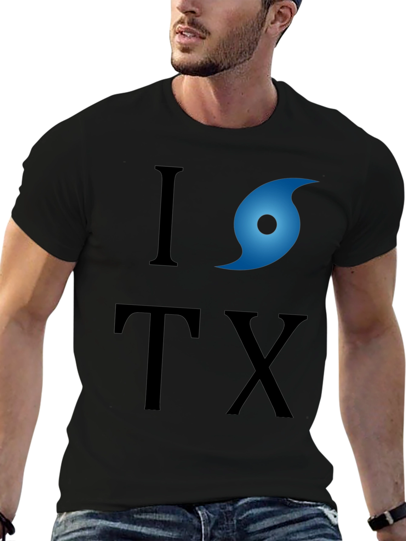 I Love Texas Hurricane Graphic Tee