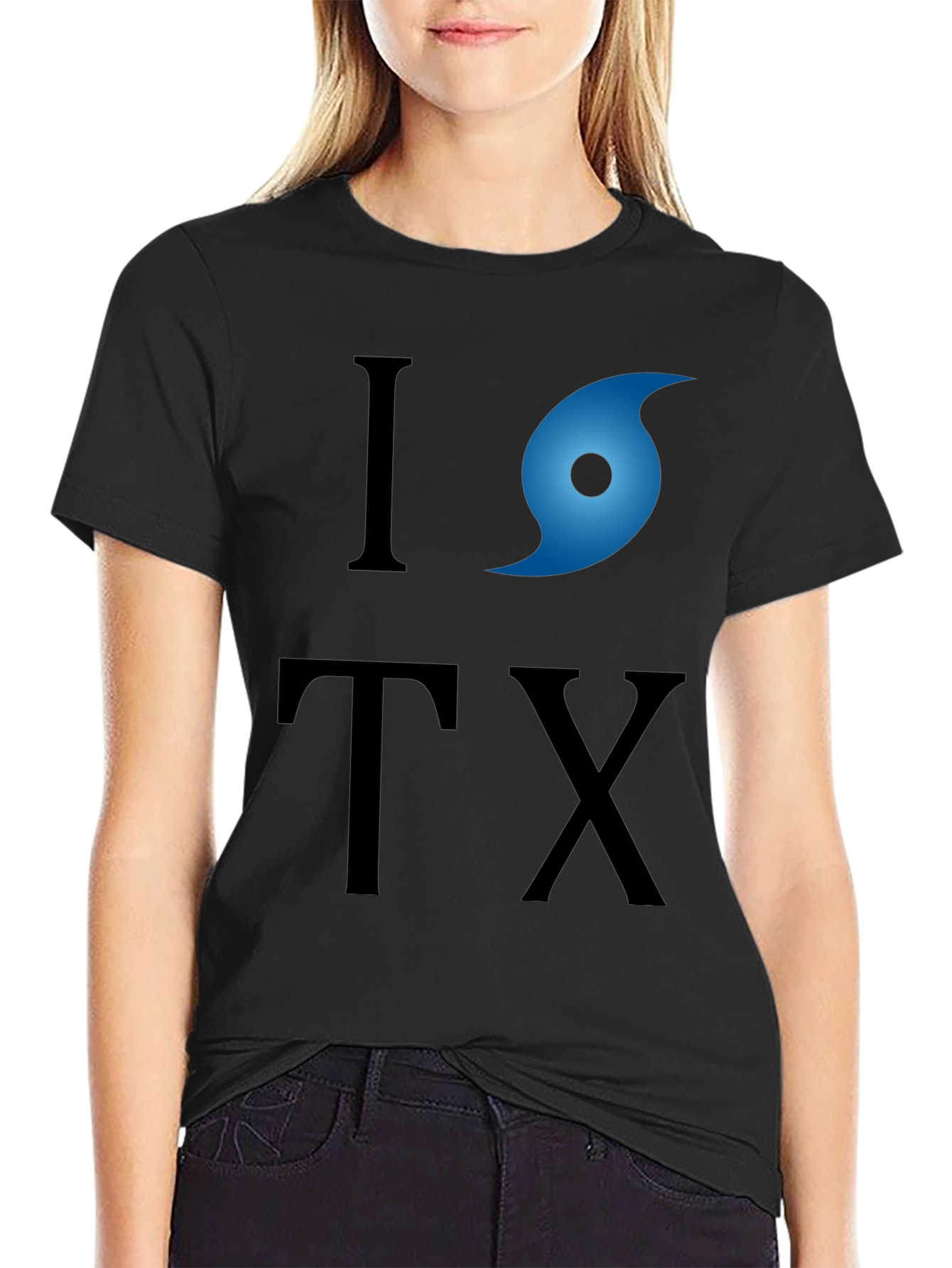 I Love Texas Hurricane Graphic Tee