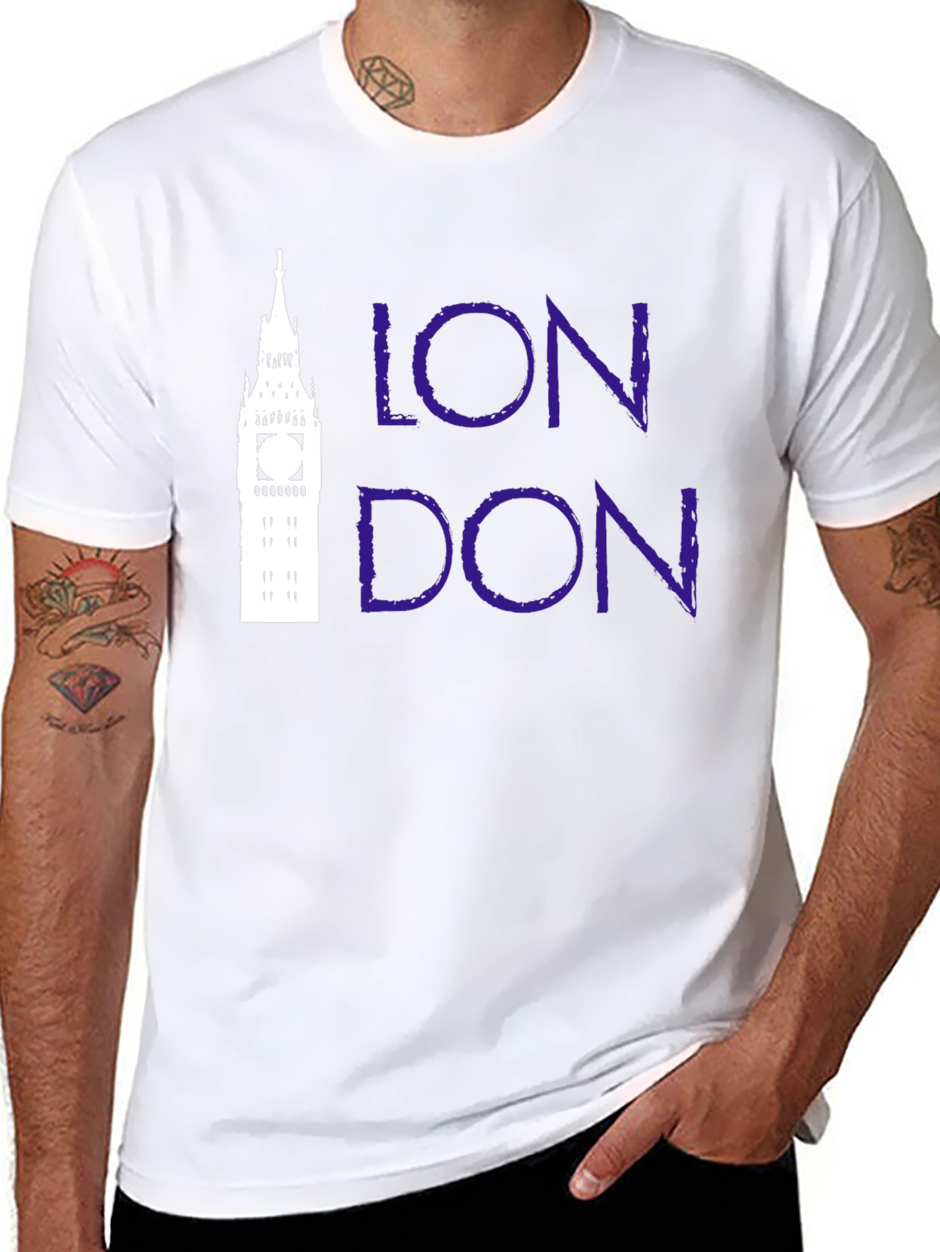 London Landmark Graphic Tee - Stylish Tourist Souvenir Shirt