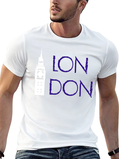 London Landmark Graphic Tee - Stylish Tourist Souvenir Shirt