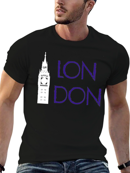 London Landmark Graphic Tee - Stylish Tourist Souvenir Shirt