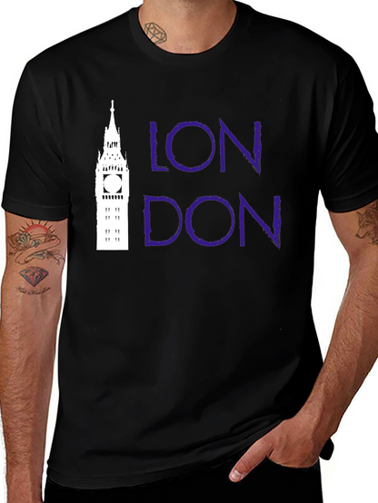 London Landmark Graphic Tee - Stylish Tourist Souvenir Shirt