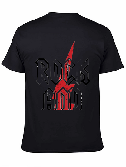 Rock N Roll Graphic Tee - Distressed Print