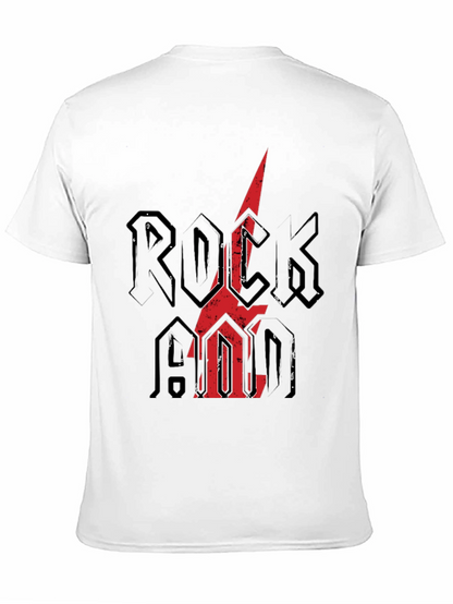 Rock N Roll Graphic Tee - Distressed Print
