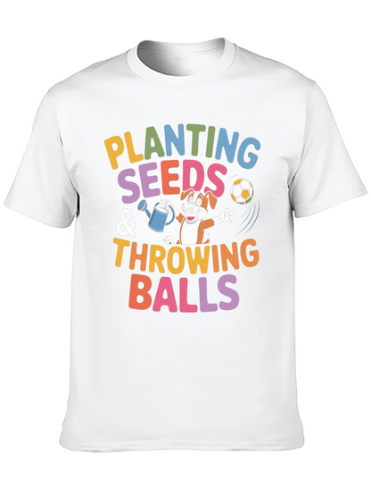 Planting Seeds & Throwing Balls Graphic Tee