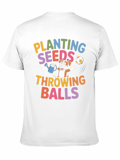 Planting Seeds & Throwing Balls Graphic Tee