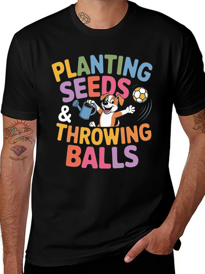 Planting Seeds & Throwing Balls Graphic Tee