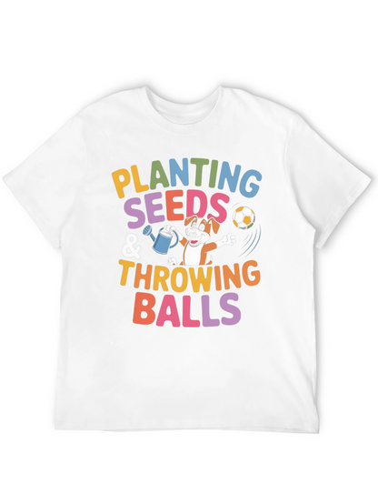 Planting Seeds & Throwing Balls Graphic Tee