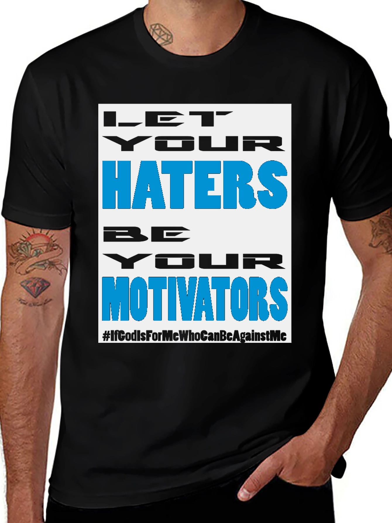 Motivational Haters T-Shirt - Black