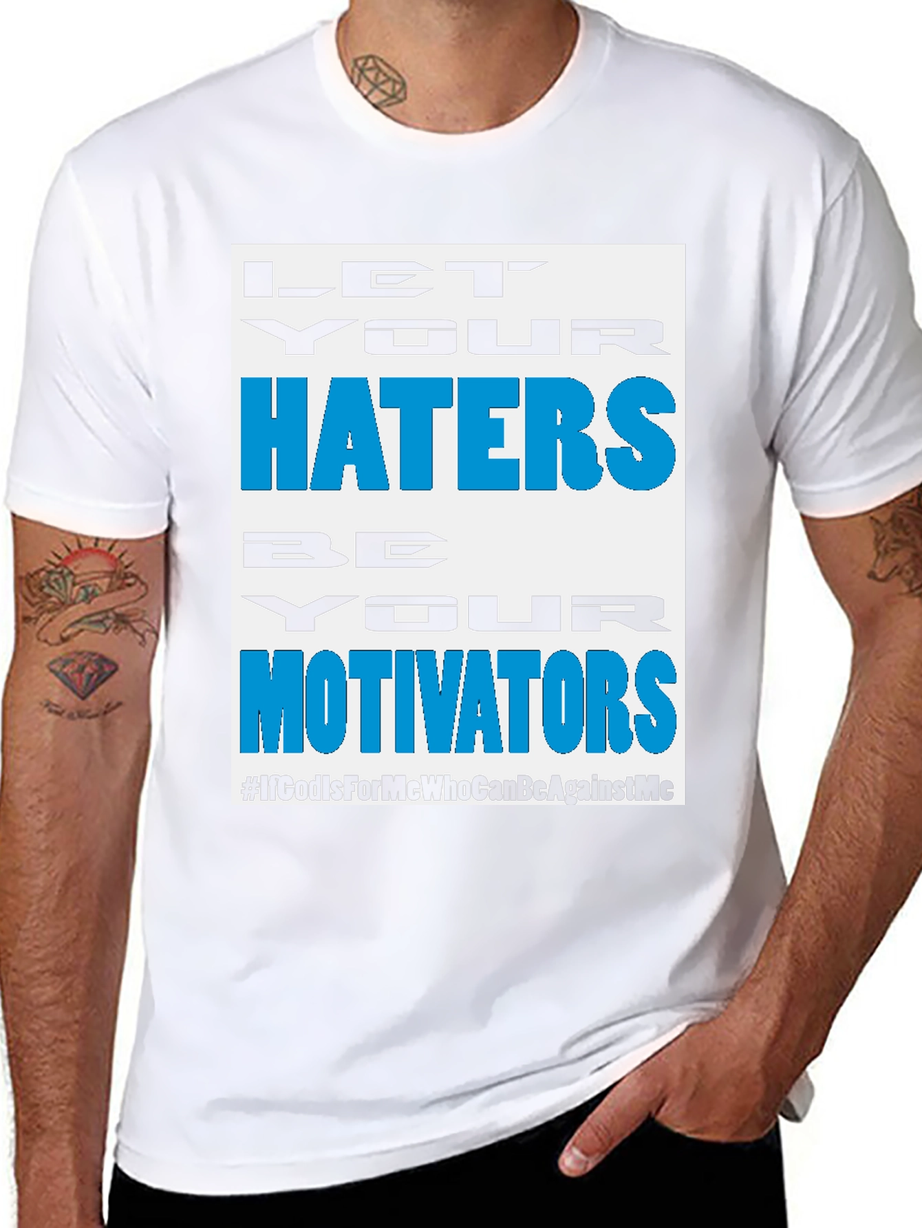 Motivational Haters T-Shirt - Black