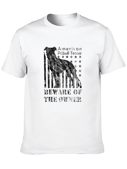 American Pitbull Terrier Black T-Shirt