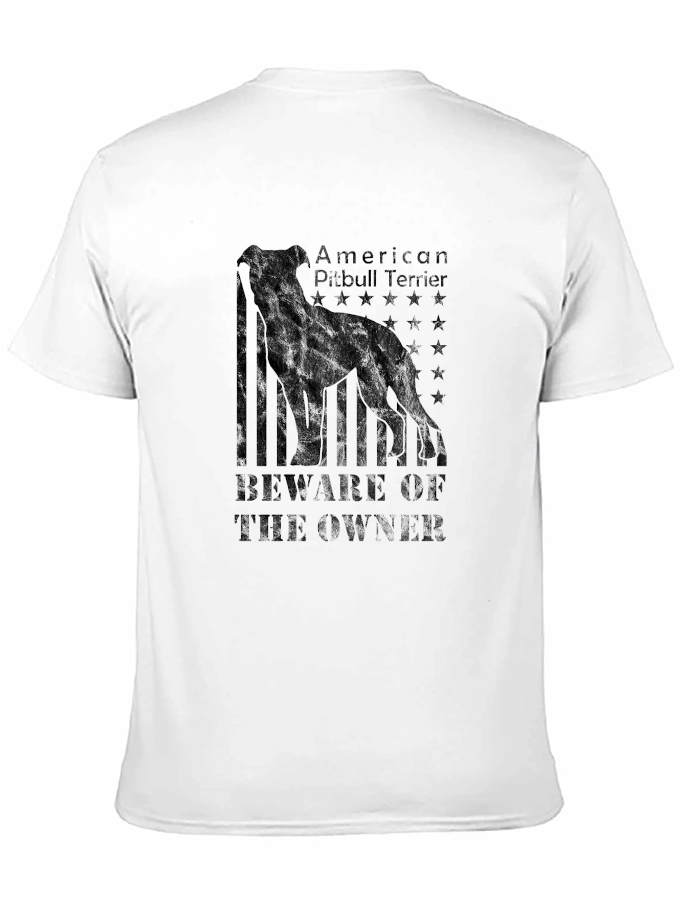 American Pitbull Terrier Black T-Shirt