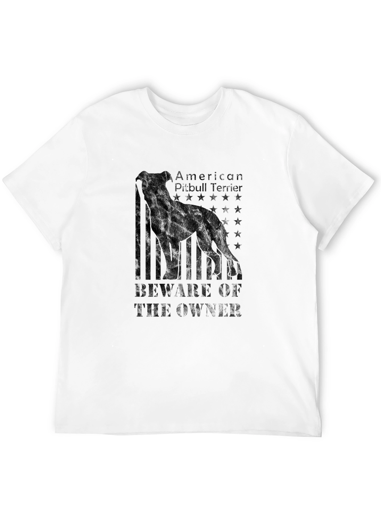 American Pitbull Terrier Black T-Shirt