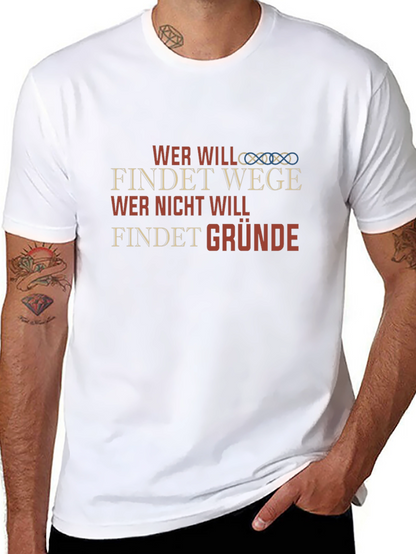 Motivational German Phrase T-Shirt