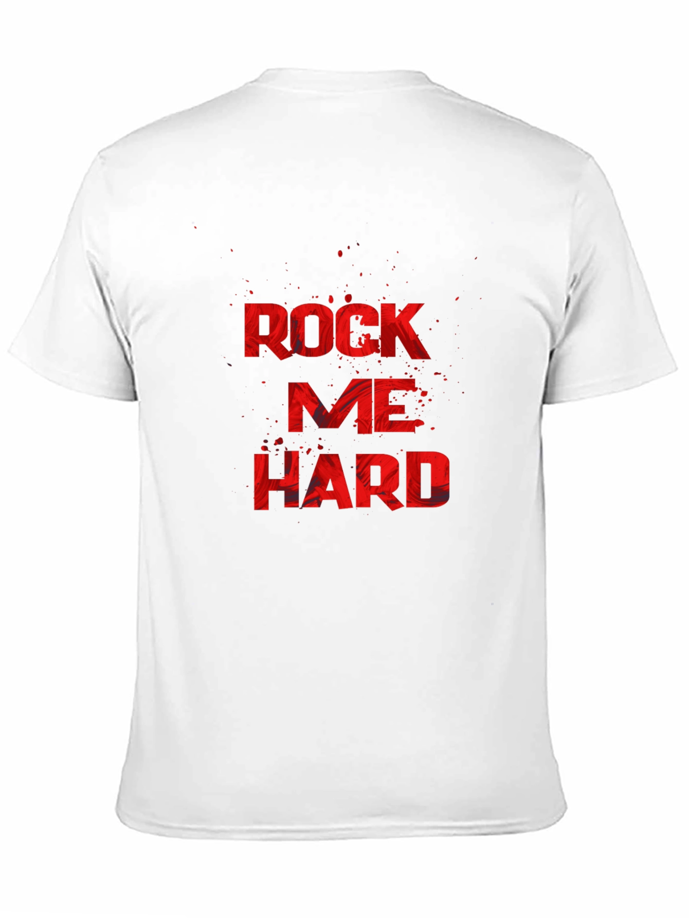 Rock Me Hard Black Graphic T-Shirt