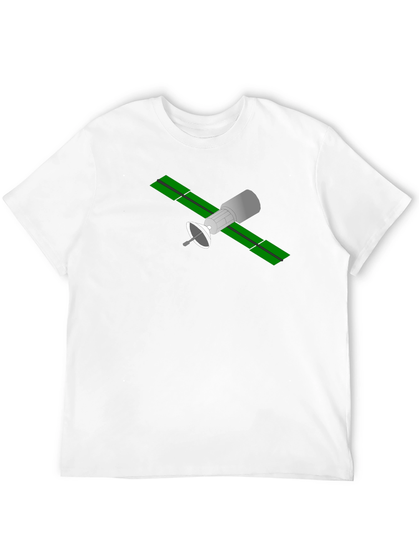 Satellite Graphic T-Shirt - Space Geek Fashion