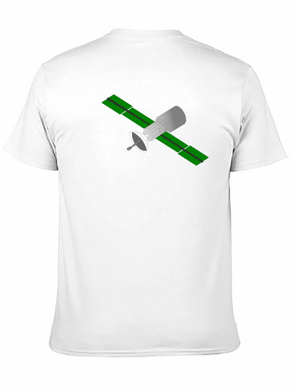 Satellite Graphic T-Shirt - Space Geek Fashion
