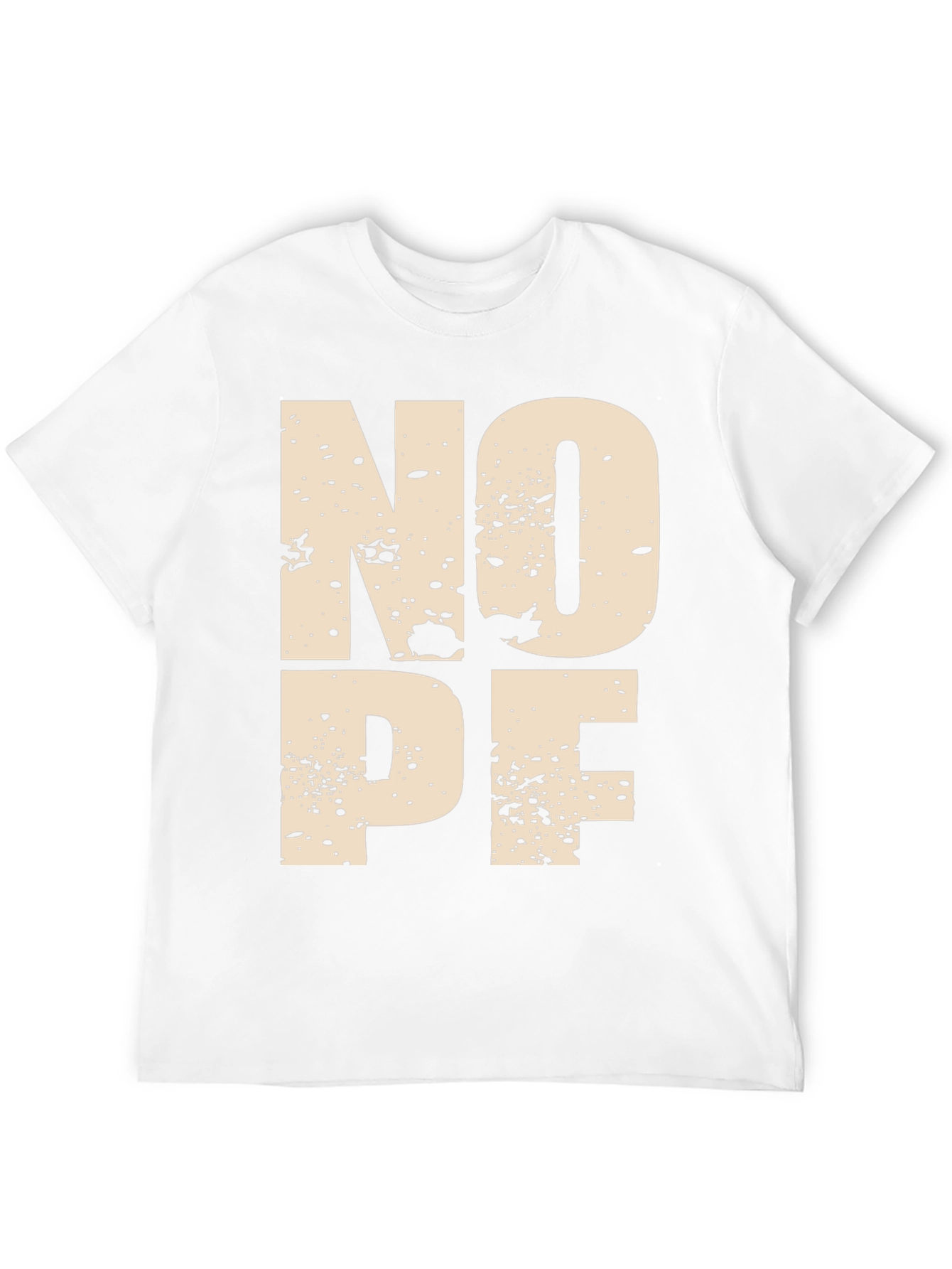 NOPE Graphic Tee - Modern Mens T-Shirt