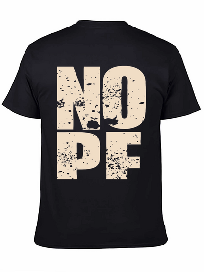 NOPE Graphic Tee - Modern Mens T-Shirt