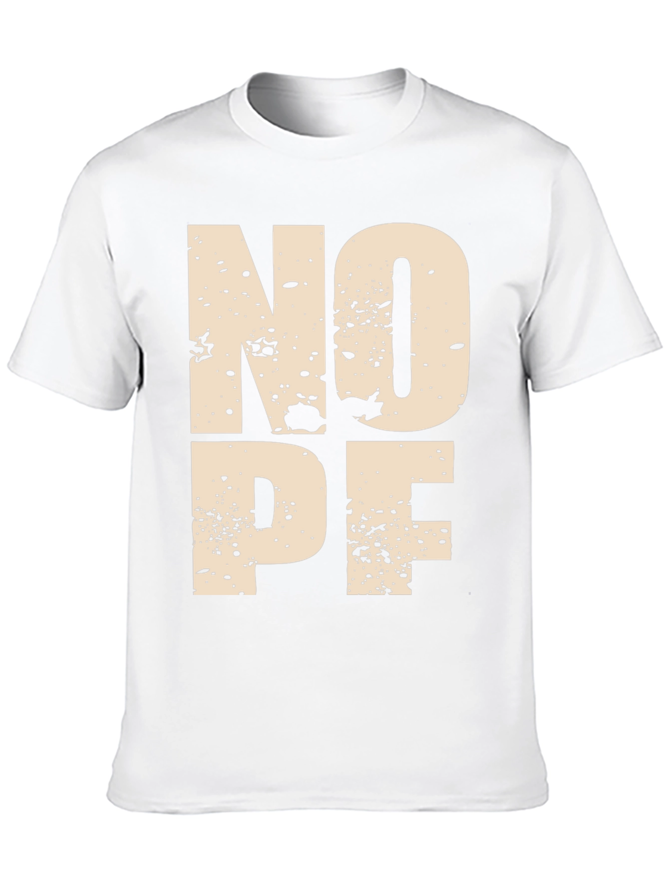 NOPE Graphic Tee - Modern Mens T-Shirt
