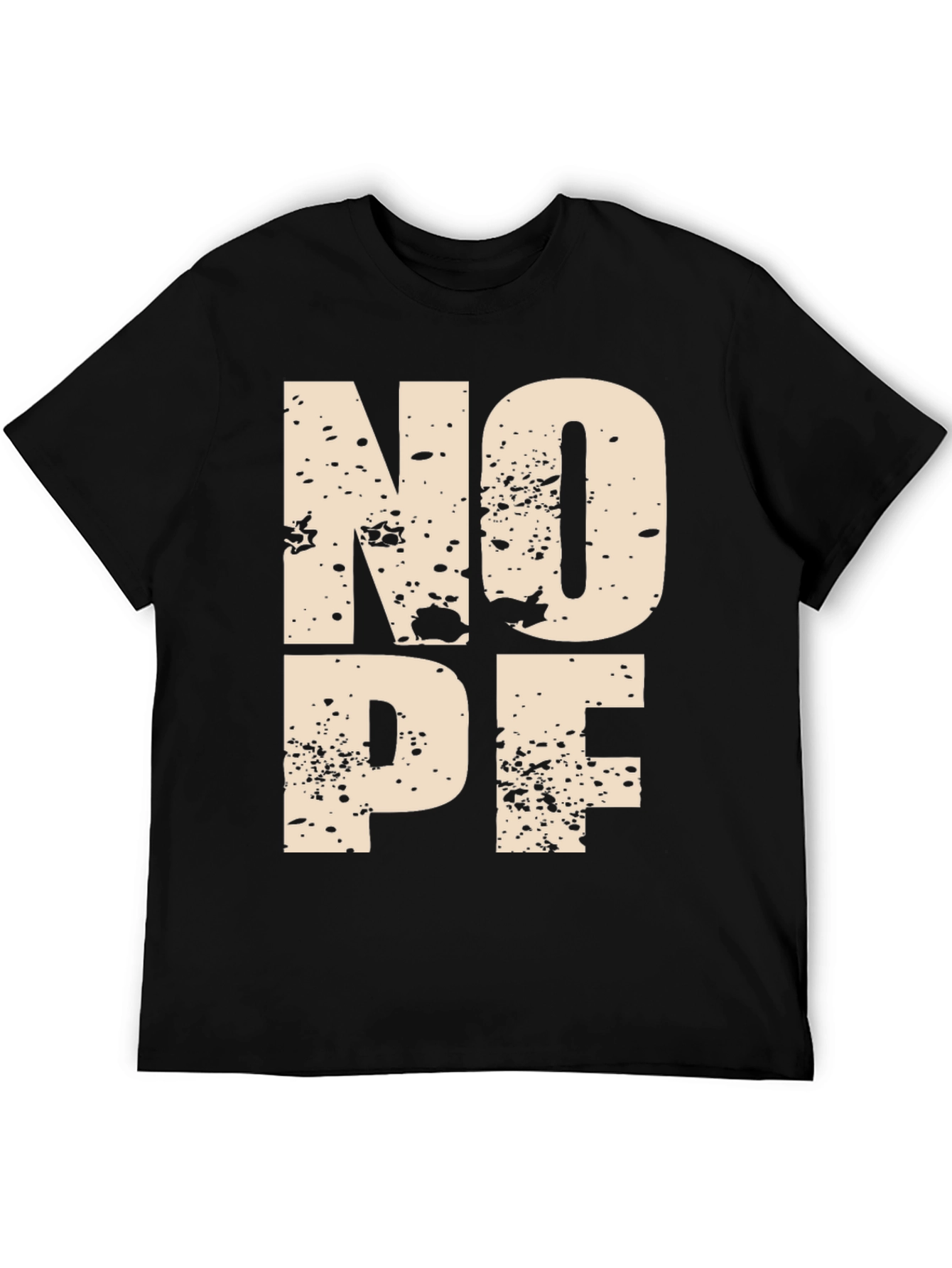 NOPE Graphic Tee - Modern Mens T-Shirt