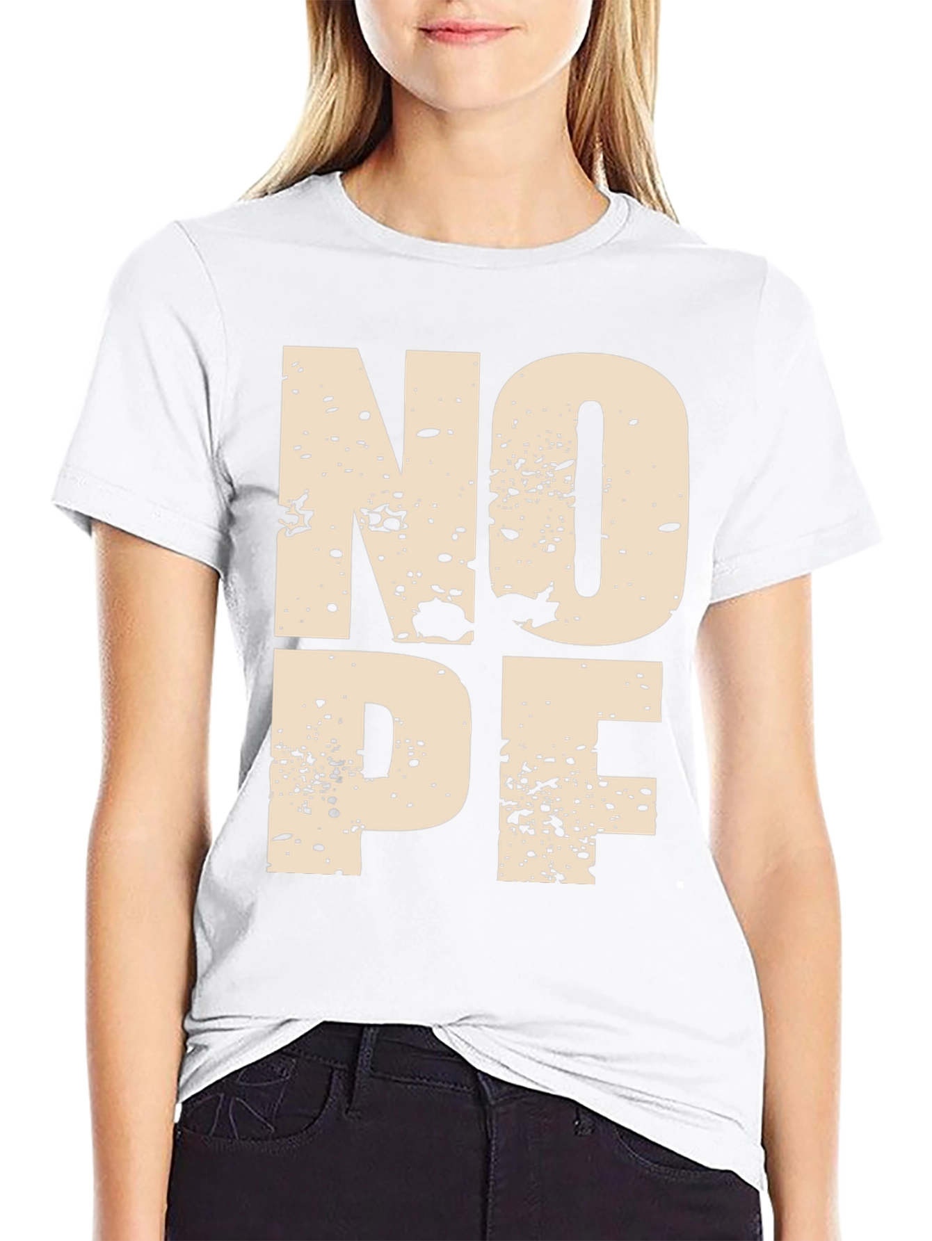 NOPE Graphic Tee - Modern Mens T-Shirt