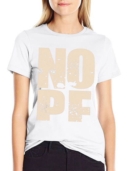 NOPE Graphic Tee - Modern Mens T-Shirt