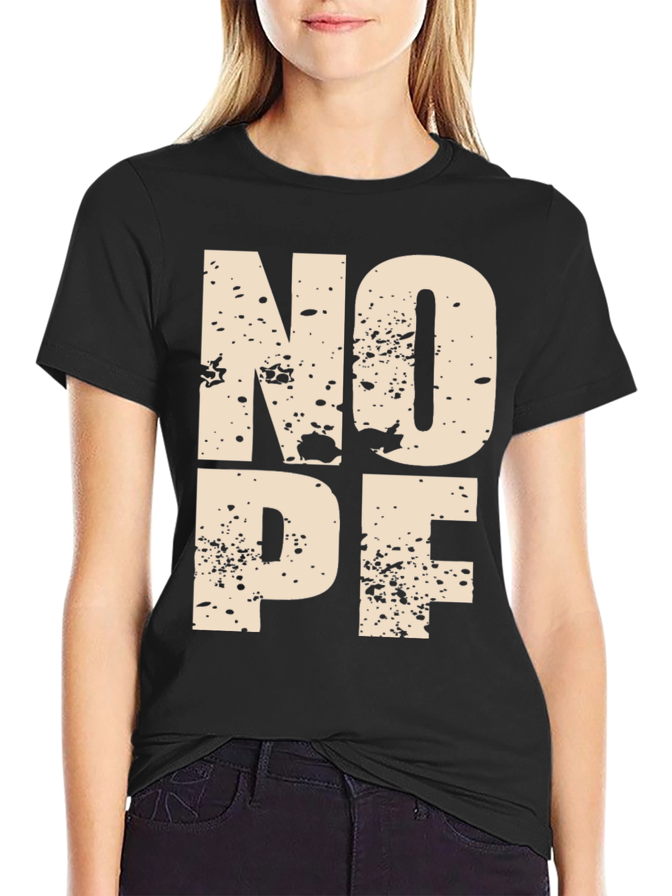 NOPE Graphic Tee - Modern Mens T-Shirt