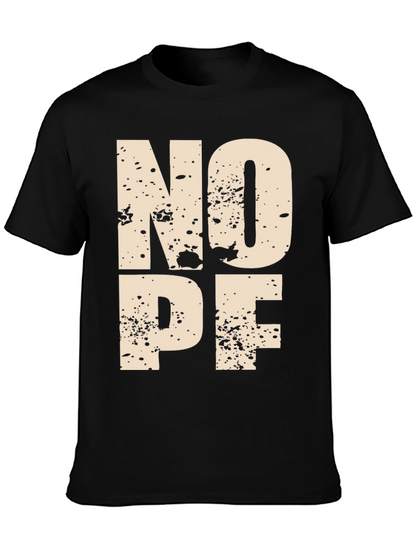 NOPE Graphic Tee - Modern Mens T-Shirt