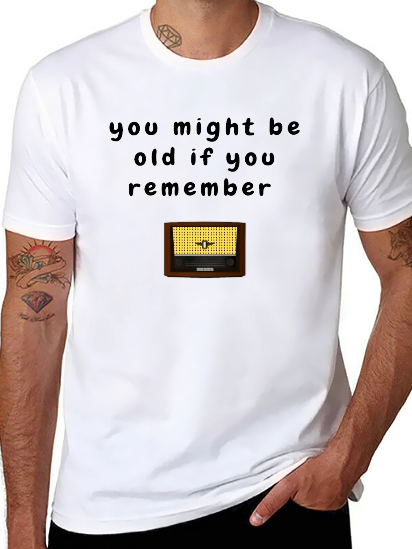 Retro Radio T-Shirt - You Might Be Old If...