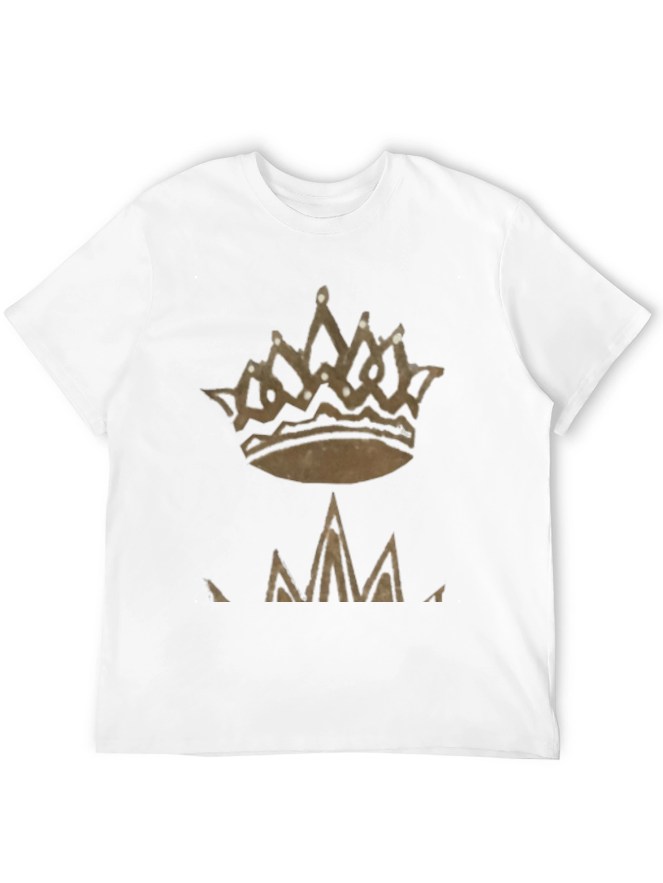 Crown Graphic Tee - Stylish Mens Casual Shirt