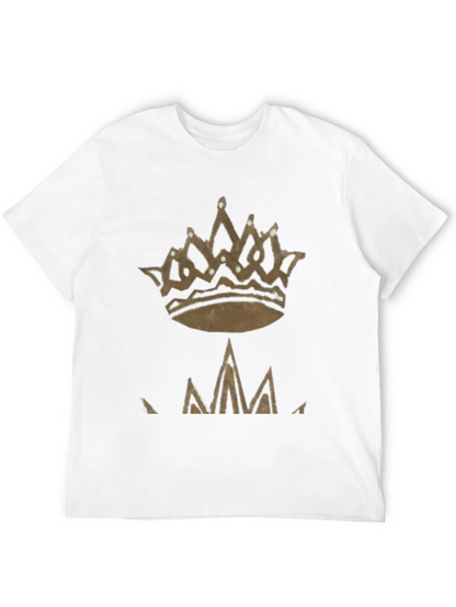 Crown Graphic Tee - Stylish Mens Casual Shirt