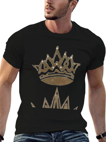 Crown Graphic Tee - Stylish Mens Casual Shirt