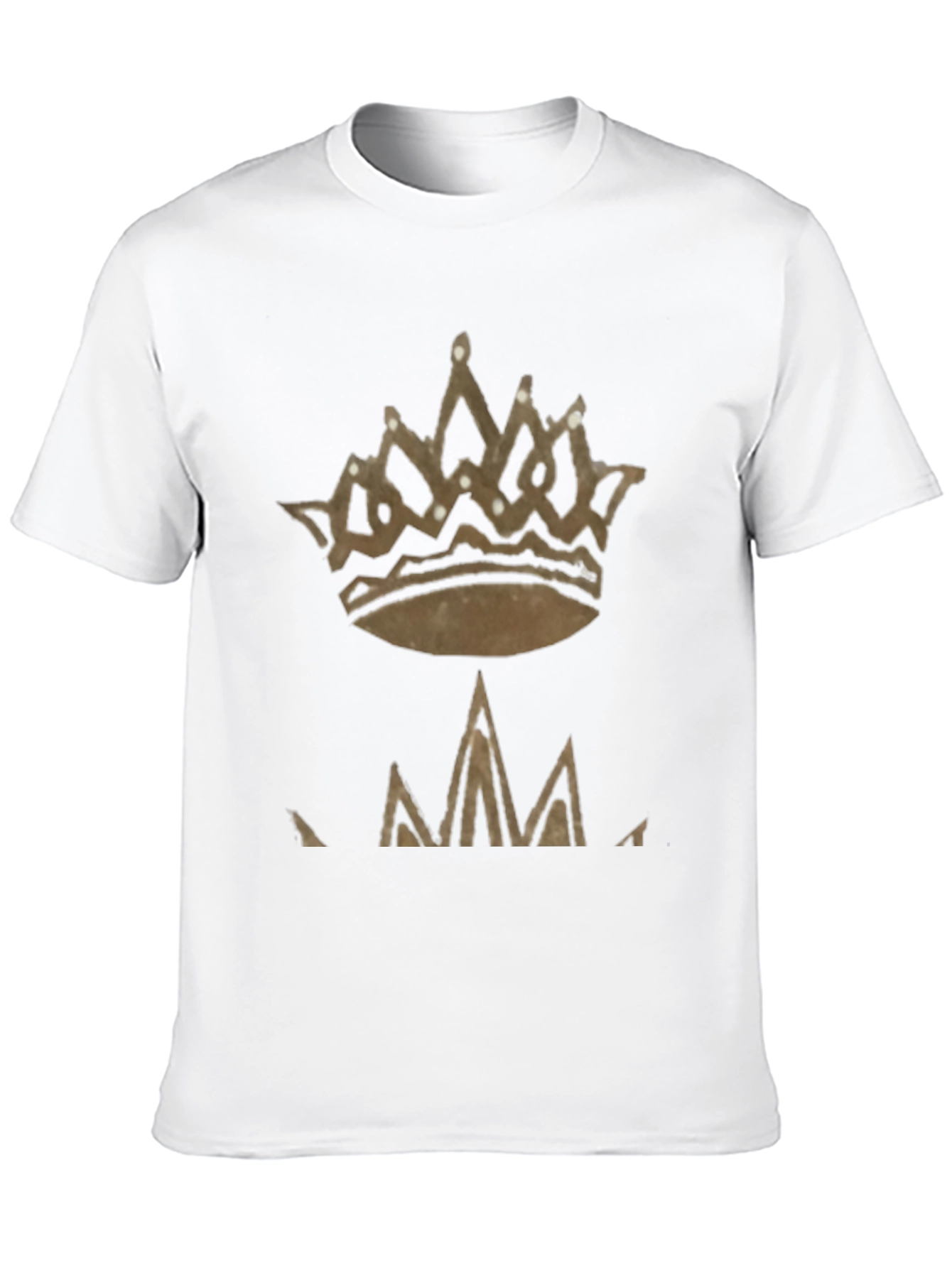 Crown Graphic Tee - Stylish Mens Casual Shirt