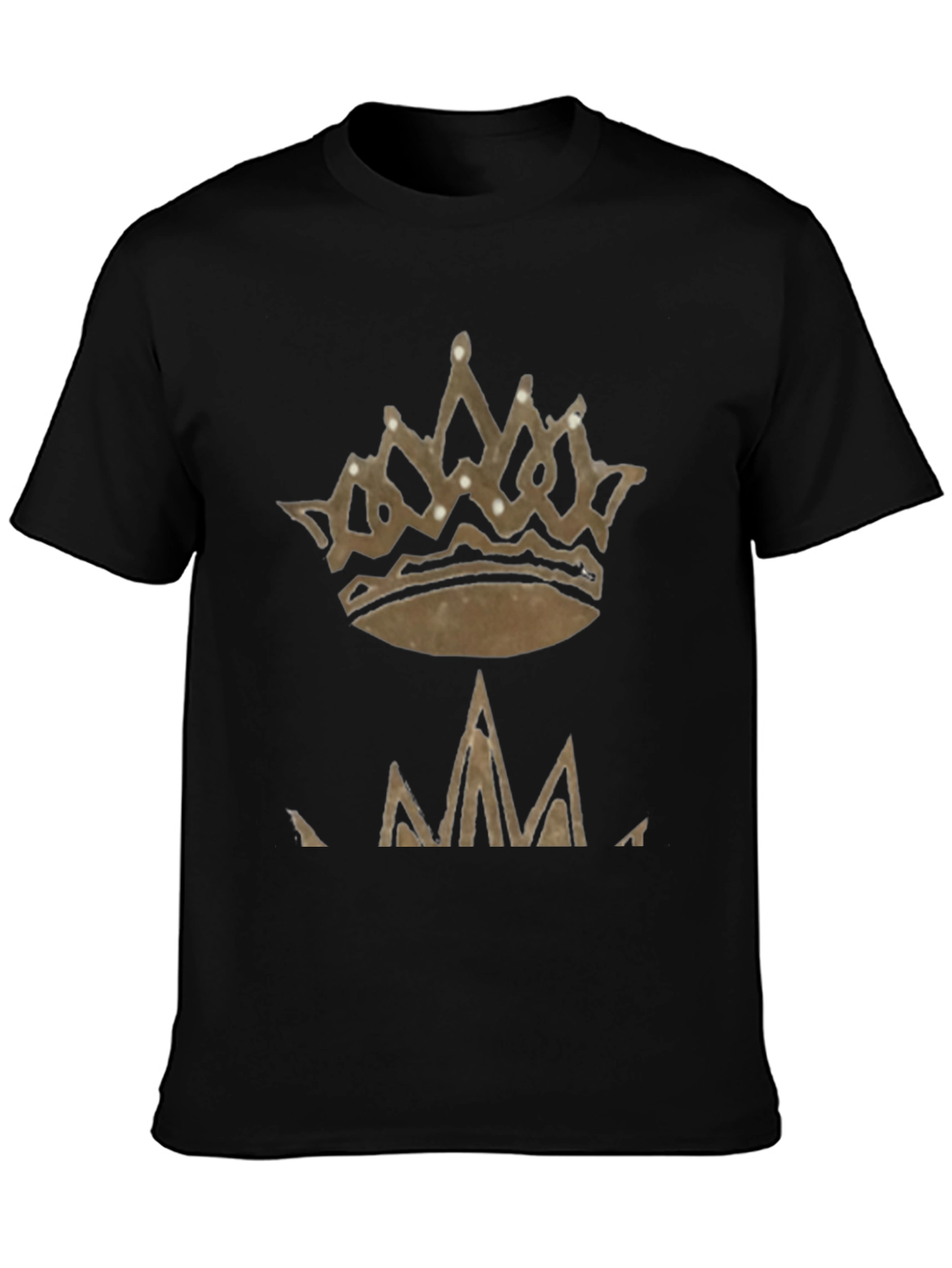 Crown Graphic Tee - Stylish Mens Casual Shirt