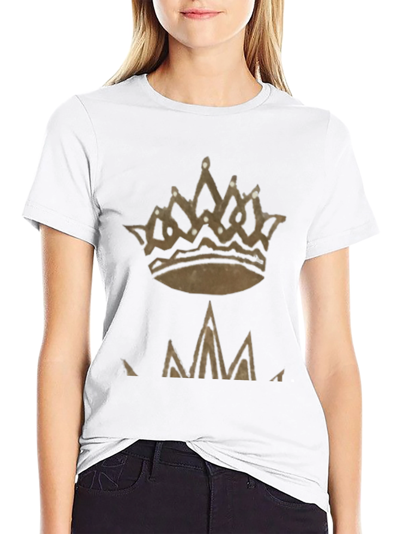Crown Graphic Tee - Stylish Mens Casual Shirt