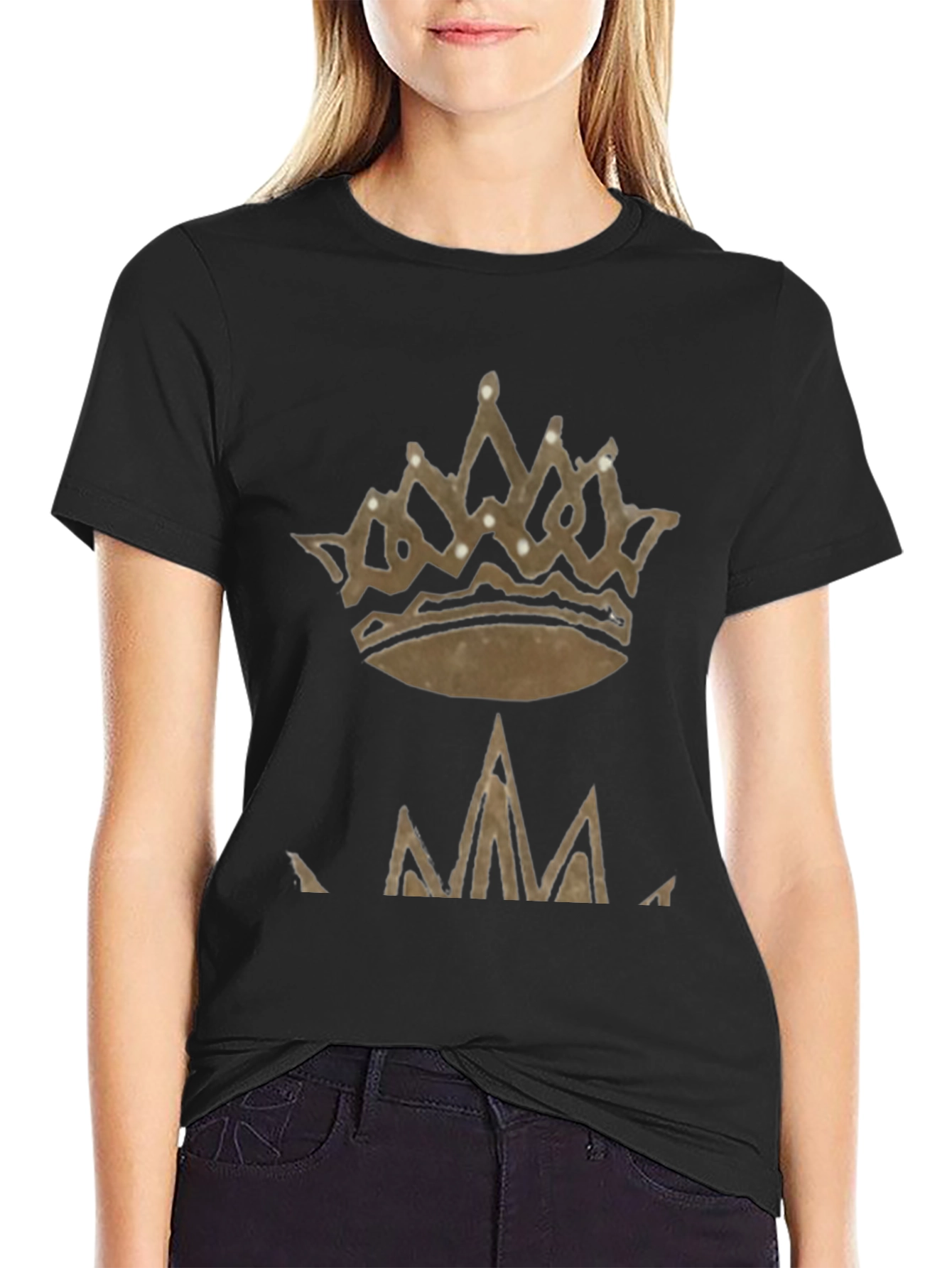Crown Graphic Tee - Stylish Mens Casual Shirt