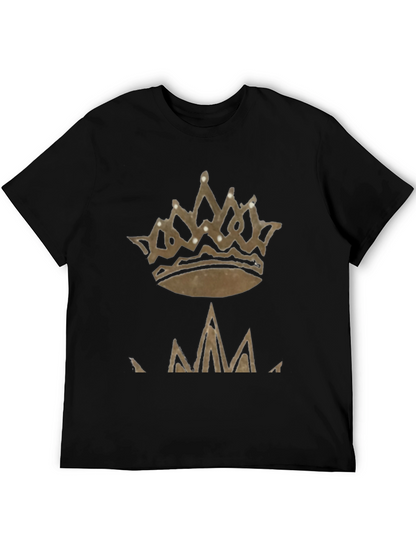 Crown Graphic Tee - Stylish Mens Casual Shirt