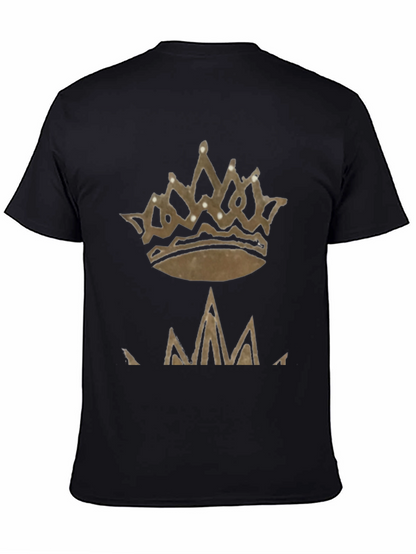 Crown Graphic Tee - Stylish Mens Casual Shirt