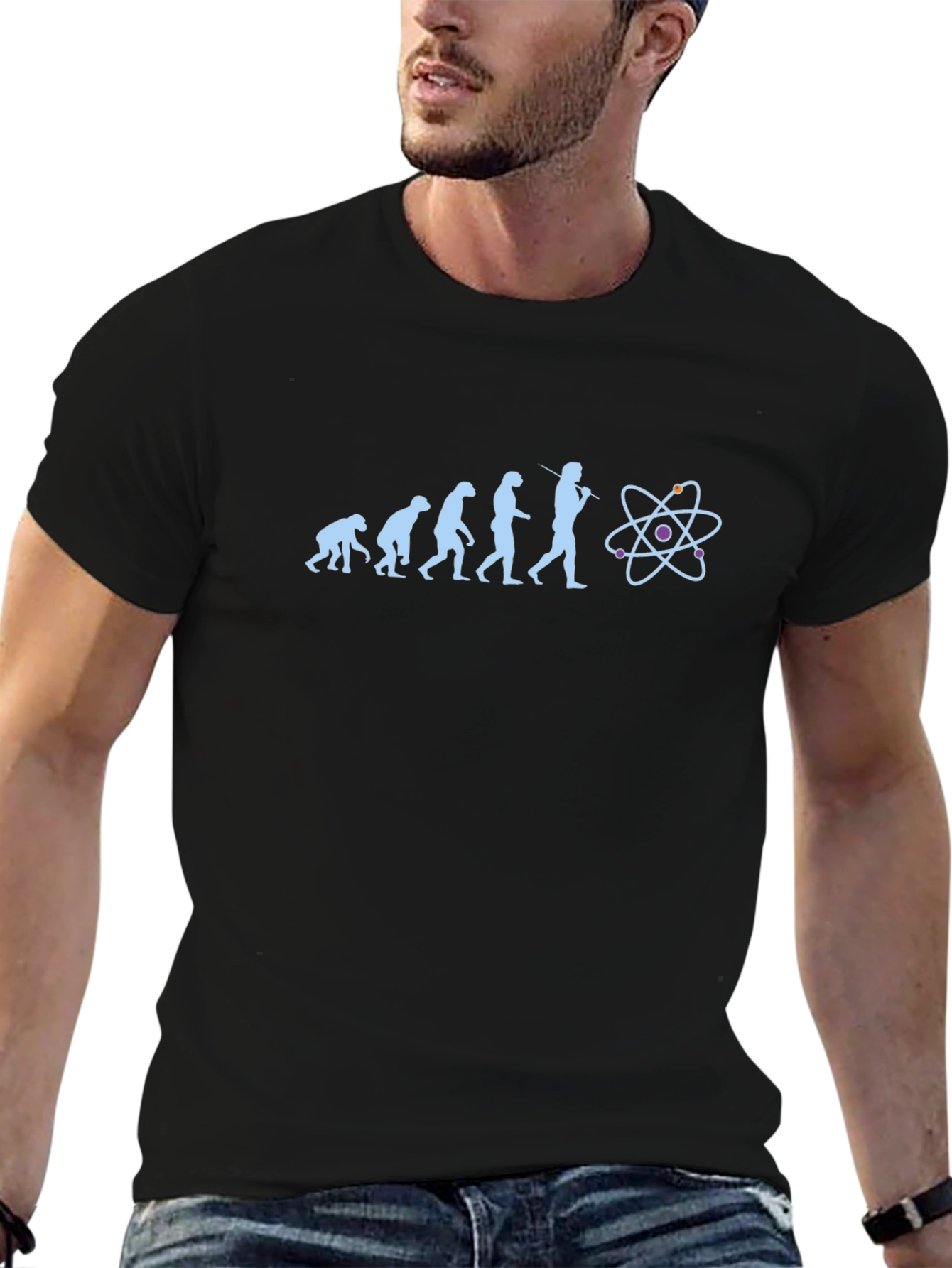 Evolution of Science T-Shirt - Black
