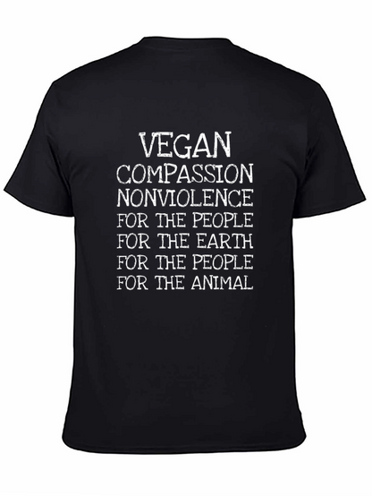 Vegan Compassion T-Shirt - Nonviolence Design