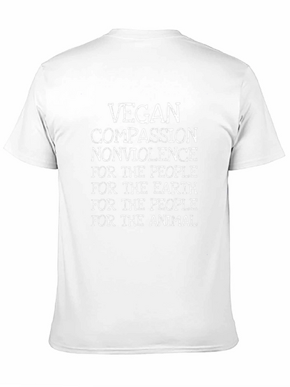Vegan Compassion T-Shirt - Nonviolence Design