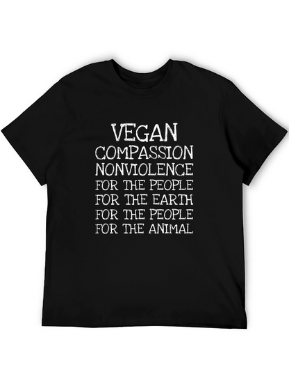 Vegan Compassion T-Shirt - Nonviolence Design
