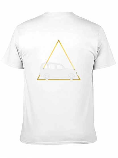 Geometric Car T-Shirt - Black