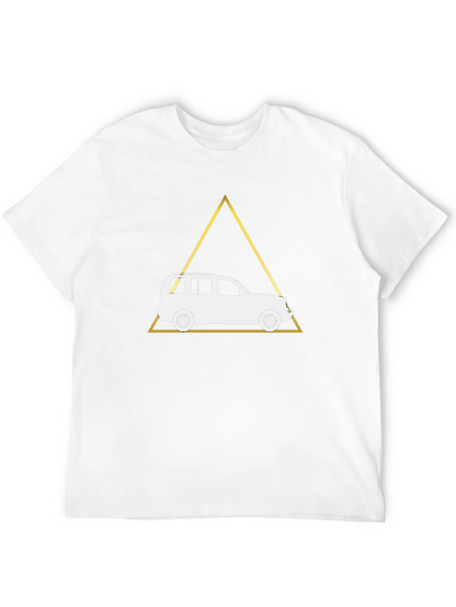 Geometric Car T-Shirt - Black