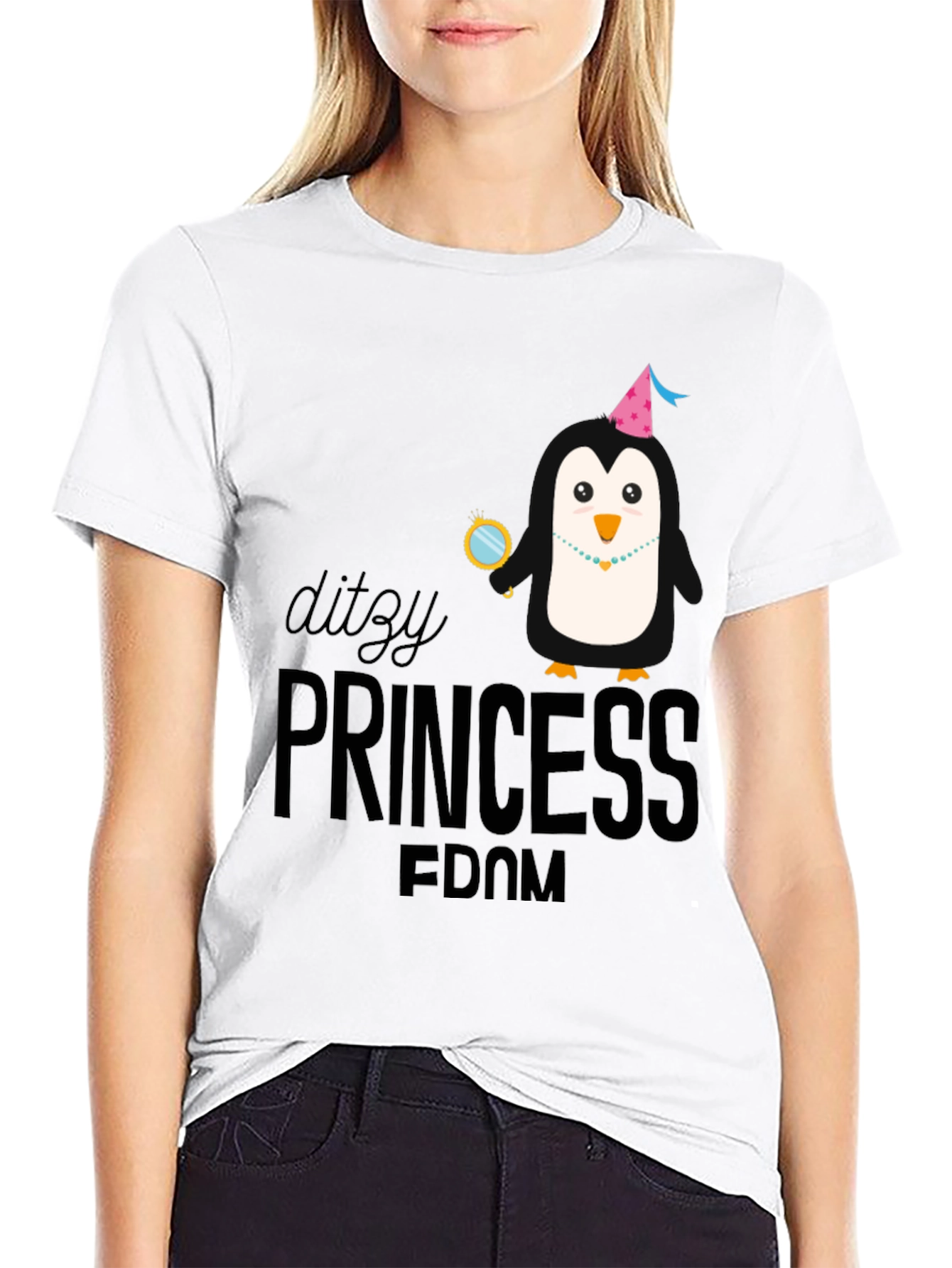 Dizty Princess Penguin T-Shirt