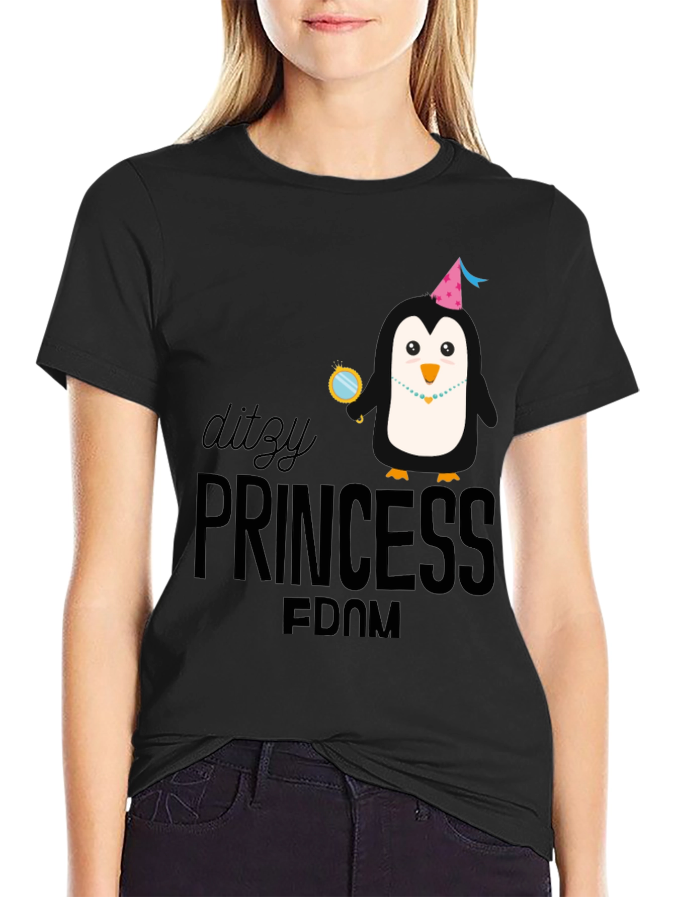 Dizty Princess Penguin T-Shirt