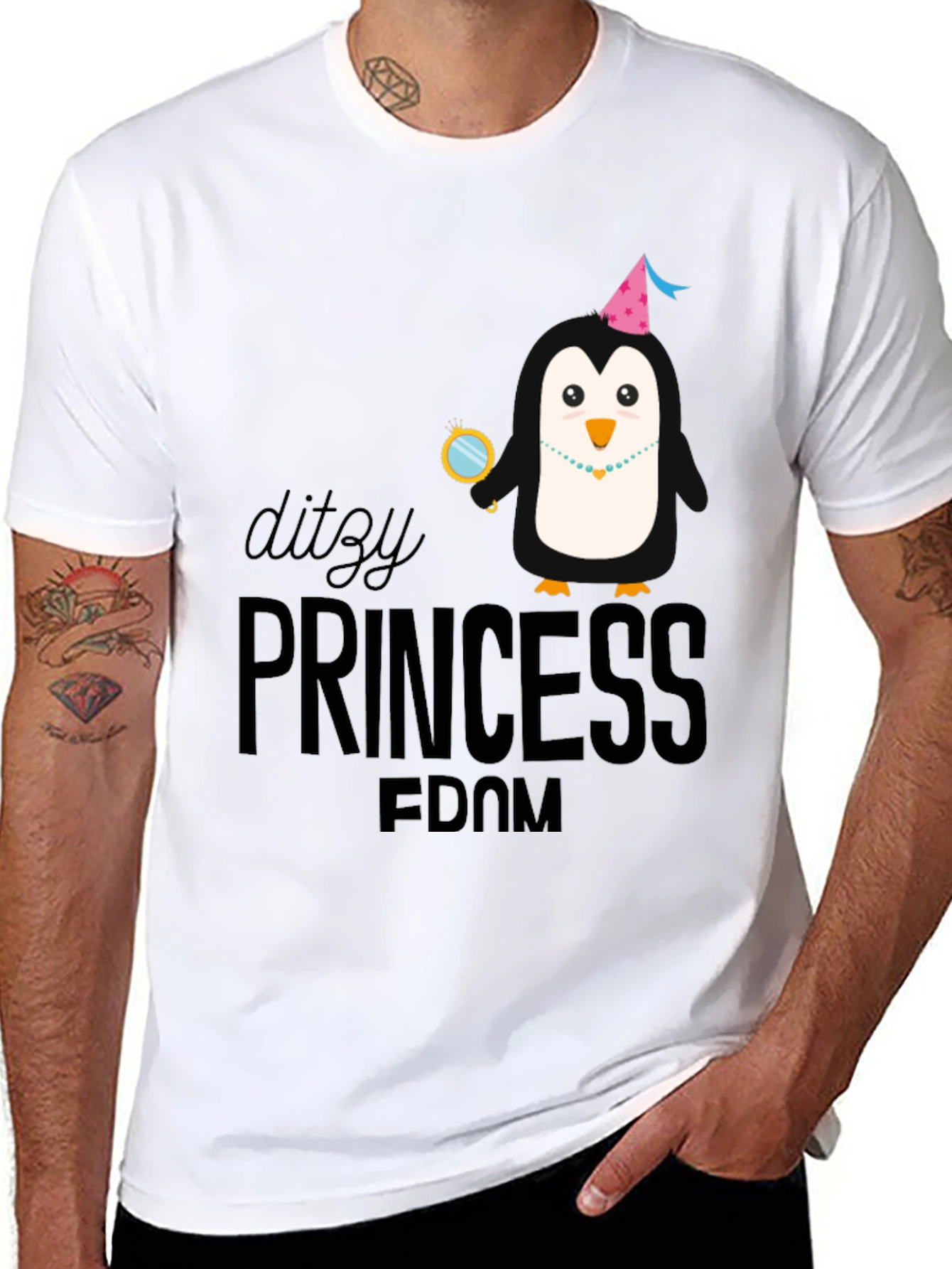 Dizty Princess Penguin T-Shirt