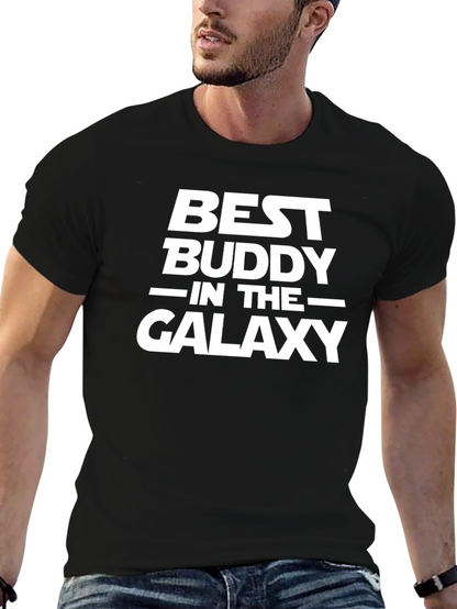 Best Buddy in the Galaxy Black T-Shirt